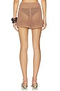 view 4 of 6 Solan Pointelle Knit Shorts in Hazelnut