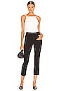 view 4 of 4 Sada High Rise Crop Slim in Washed Black