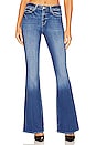 view 1 of 4 Bell High Rise Flare Jean in Dawson