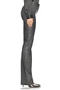 view 3 of 6 Selma High Rise Sleek Baby Boot in Dark Shadow Coated