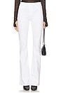 view 1 of 6 Marty High Rise Flare Jeans in Blanc Coated