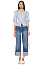 view 5 of 6 Leighton Cuffed Wide Leg Jeans in Brentwood
