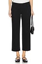 view 1 of 6 Blaine Crop Stovepipe Wide Leg Jeans in Noir