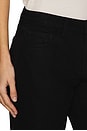 view 6 of 6 Blaine Crop Stovepipe Wide Leg Jeans in Noir