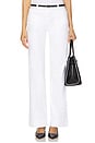 view 1 of 6 Nolan High Rise Patchpocket Wide Leg Jeans in Blanc