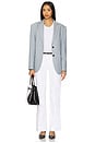 view 5 of 6 Nolan High Rise Patchpocket Wide Leg Jeans in Blanc