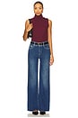 view 5 of 6 Gwenna Wide Leg Flare in Gage