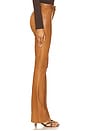 view 3 of 6 Selma High Rise Sleek Baby Bootcut in Cognac Coated