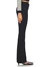 view 3 of 6 Lenora Low Rise Seamed Flare in Noir