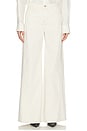 view 1 of 6 Beau High Rise T-seam Wide Leg Jean in Macadamia