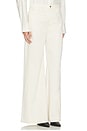 view 2 of 6 Beau High Rise T-seam Wide Leg Jean in Macadamia