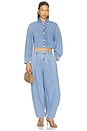 view 6 of 7 Elias Convertible Wide Leg Jeans in Oxnard
