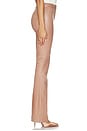 view 3 of 6 Ruth Straight Leg Raw Hem Jeans in Hazelnut Coated