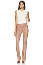 view 5 of 6 Ruth Straight Leg Raw Hem Jeans in Hazelnut Coated
