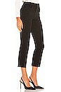 view 2 of 4 Sada High Rise Crop Slim Straight in Black