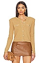 view 1 of 4 Toulouse Cropped Cardi in Soft Camel