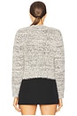 view 3 of 4 Una Knit Cardigan in Black, Ivory & Gold Multi