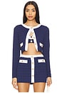 view 1 of 5 Adaline Swim Cardigan in Color Block Chic Marine