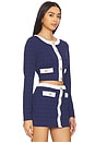 view 2 of 5 Adaline Swim Cardigan in Color Block Chic Marine