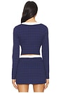 view 3 of 5 Adaline Swim Cardigan in Color Block Chic Marine