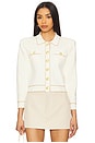 view 1 of 5 Neo Crop Cardigan in Vintage White & Almond