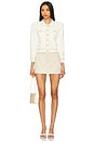 view 4 of 5 Neo Crop Cardigan in Vintage White & Almond