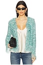 view 1 of 5 Azure Cardigan Blazer in Jade Multi