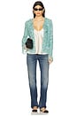 view 4 of 5 Azure Cardigan Blazer in Jade Multi