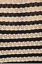 view 5 of 5 Orla Knit Cardi in Black & Natural Stripe