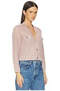 view 2 of 5 GILET BLANCA in Adobe Rose