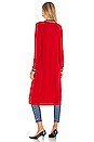 view 3 of 4 Tinsley Long Cardigan in Fiery Red
