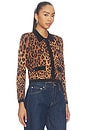 view 2 of 4 GILET OSIRIS  in Tan Leopard