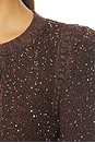 view 6 of 5 Thistle Sequined Cardigan in Black, Java & Sequins