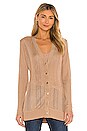 view 2 of 5 Millie Button Down Cardigan in Pecan
