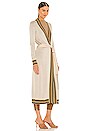 view 4 of 5 Cleo Long Cardigan in Sand Multi