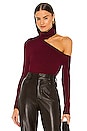 view 1 of 5 Nicky Cut Out Turtleneck Sweater in Dark Wine