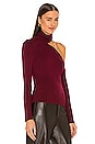 view 2 of 5 Nicky Cut Out Turtleneck Sweater in Dark Wine