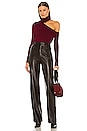 view 5 of 5 Nicky Cut Out Turtleneck Sweater in Dark Wine