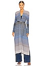view 2 of 5 Marija Duster Cardigan in Blue Ombre