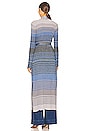 view 4 of 5 Marija Duster Cardigan in Blue Ombre