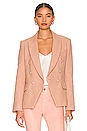 view 1 of 5 Kenzie Double Breasted Blazer in Light Mocha