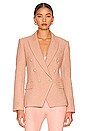 view 2 of 5 Kenzie Double Breasted Blazer in Light Mocha