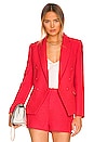 view 1 of 5 Kenzie Double Breasted Blazer in Diva Pink