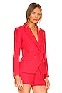 view 3 of 5 Kenzie Double Breasted Blazer in Diva Pink