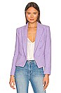 view 1 of 4 Brooke Double Breasted Crop Blazer in Lavender