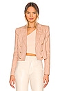 view 1 of 5 Inez Cropped Blazer in Biscuit