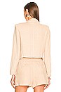 view 3 of 4 Dolly Crop Blazer in Sand