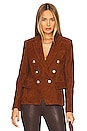 view 2 of 5 Kenzie Double Brested Blazer in Nubuck