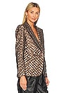 view 2 of 5 Clementine Blazer in Bronze Sequin
