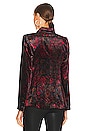 view 4 of 5 Clementine Blazer in Black & Red Medallion Paisley